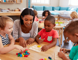 Seesaw teacher and student in a classroom