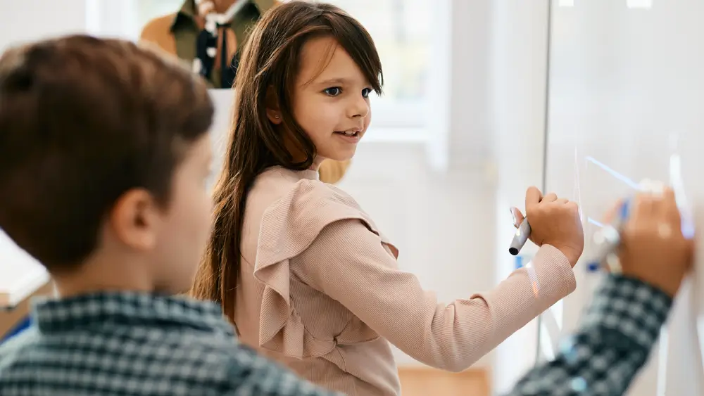 Students at Whiteboard