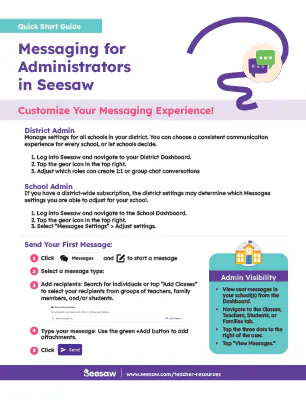 Quick Start Guide - Messaging for Admins